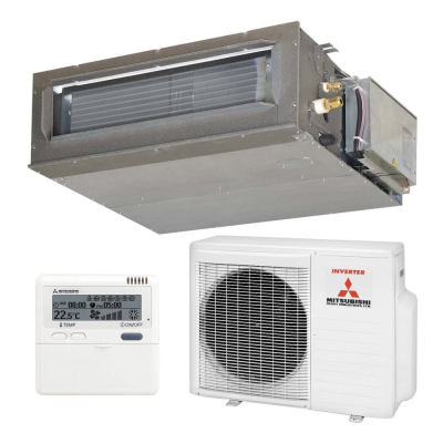 Канальний кондиціонер Mitsubishi Heavy FDUM100VF2/FDC90VNP Standard Inverter (Середньонапірні)