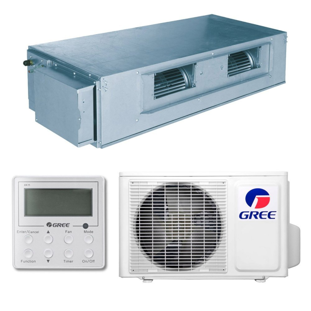 Канальний кондиціонер Gree GFH24K3FI/GUHD24NK3FO U-Match Inverter Канальний кондиціонер Gree GFH24K3FI/GUHD24NK3FO U-Match Inverter