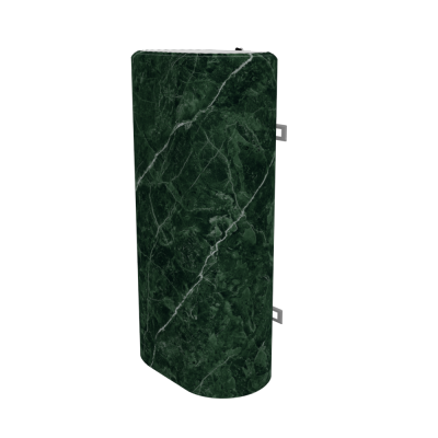 Декоративний чохол для бойлера WILLER IV80DR-Brig (Чорний мармур \/ 980х985мм \/ 11)