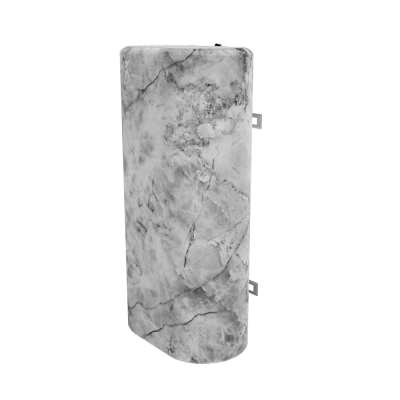 Декоративний чохол для бойлера WILLER IV80DR-Brig (Білий мармур \/ 980х985мм \/ 10)