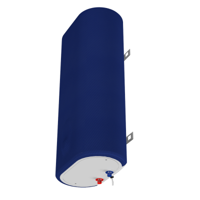 Декоративний чохол для бойлера WILLER IV50DR-Brig (Діагональ синя \/ 880х860мм \/ 68-1)
