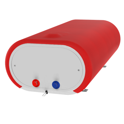 Декоративний чохол для бойлера WILLER IV80DR-Brig (Діагональ червона \/ 980х985мм \/ 70-2)