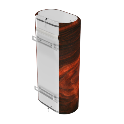 Декоративний чохол для бойлера WILLER IV80DR-Brig (Горіх \/ 980х985мм \/ 15)